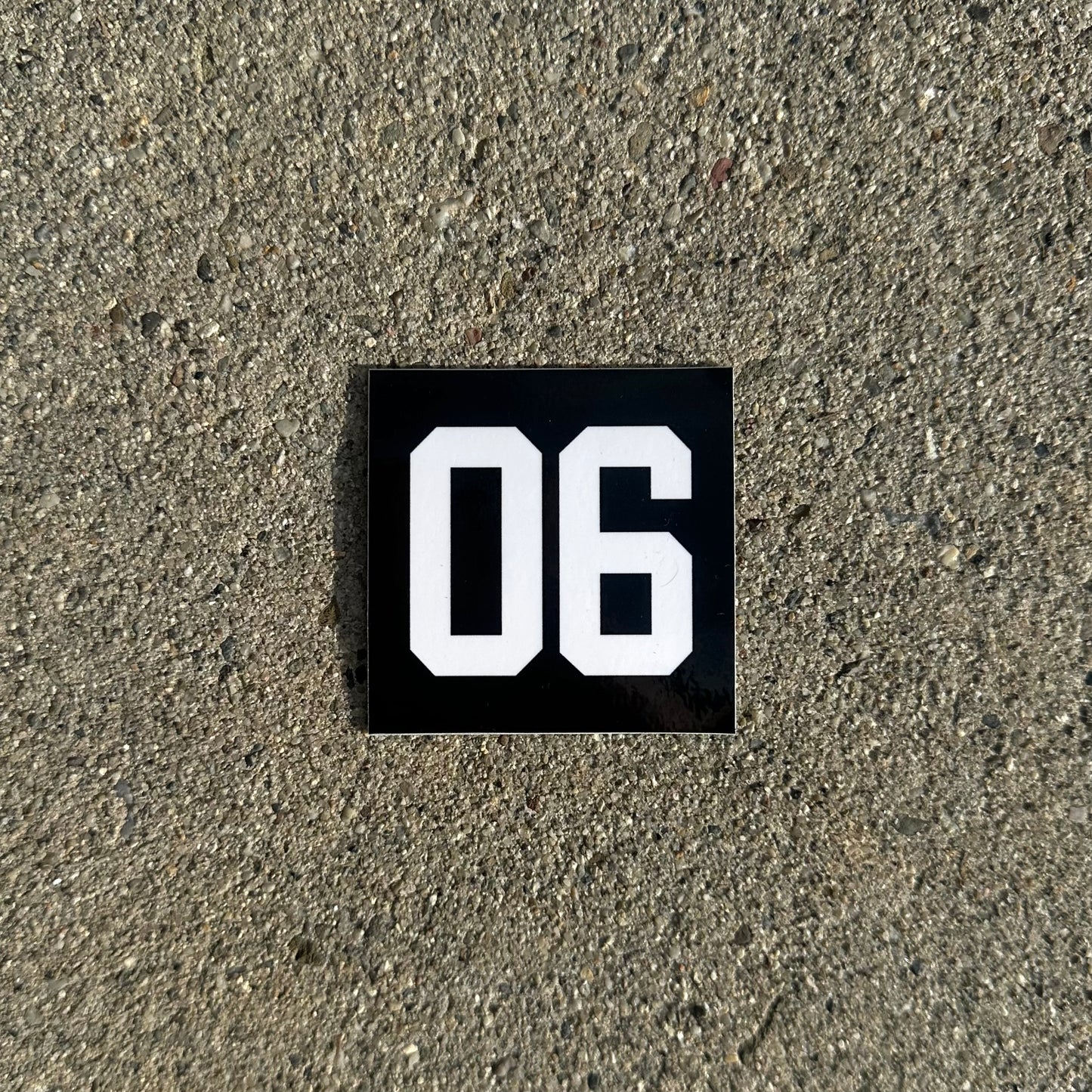 Black Logo Sticker